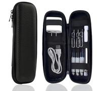 1 Pieza Duro EVA Estuche Para Lapices Negro Caja Protectora 20x6x4cm, Estuche Pequeño Rígido De EVA,Estuche Universidad Multifunción,Estuche Escolar Pequeño Organizador Para Oficina Viaje Y Accesorios