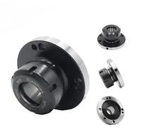 1 pieza ER50 ER40 ER32 ER25 ER16 D80 D100 D125 Portabrocas de cartucho de cuatro ejes con brida for herramienta de torno de fresado CNC(ER40-D100 (7 Holes))