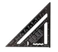 1 Pieza Escuadra de Carpintero Multifunción, Regla triangular métrica, 7 Pulgadas Regla Triangular Cuadrad, Escuadra Triangular Carpintero, para carpintero, marco, construcción, ingeniero