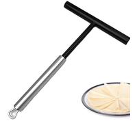 1 Pieza Esparcidor de Crepe Inoxidable de 19.5 cm Largo,Durable y Resistente a Altas Temperaturas T Herramienta de Panqueques para Hacer Crepes Pancakes Hornear Cocinar Utensilios de Cocina