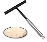 1 Pieza Esparcidor de Crepe Inoxidable de 19.5 cm Largo,Durable y Resistente a Altas Temperaturas T Herramienta de Panqueques para Hacer Crepes Pancakes Hornear Cocinar Utensilios de Cocina