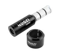 1 Pieza Extensor de Manillar de Bicicleta Riser de Horquilla Adaptador de Cabeza Ajustable de Bicicleta Aleación de Aluminio Adecuado para Ciclismo Re, Negro