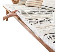 1 Pieza, Funda De Sofá para Perros Lavable, Fundas De Sofá para Mascotas para 3 Cojines, Apto para Mascotas, Fundas De Sofá Protectoras De Cojines(Negro,55X190cm)