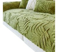 1 Pieza, Funda para Sofá para Perros, Funda para Sofá Lavable con Estampado De Hojas, 2-3 Cojines, Protector De Muebles, Mascotas(Verde,90x160cm)