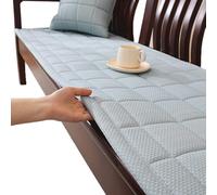 1 Pieza Funda para Sofá para Perros Lavable, Fundas para Sofás para Mascotas para 2-3 Cojines Almohadillas Gruesas, Apto para Mascotas, Protector De Muebles(Azul,50x130cm)