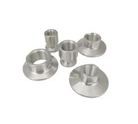1 pieza G1/4“ 3/8” 1/2“ 3/4” 1“ BSPP hembra x 1,5“ Adaptador de abrazadera triple TC, piezas hembra de abrazadera triple, accesorios de tubería(G Thread,1")