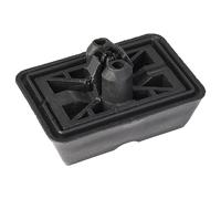 1 pieza gato hidráulico delantero y trasero rectangular de plástico Jack Pad bajo vehículo apoyo 51718268885 para BMW E36 E46 E63 E64 E65 (1 pieza)