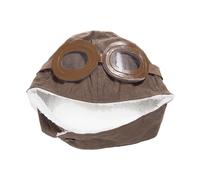 1 Pieza Gorra Con Visera Para Niños, Gorro Para Niños De Moda De Dibujos Animados, Gorro Cálido A Prueba De Viento De Invierno, Gorro Para Niños Con Gafas De Seguridad(Marrón)