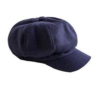 1 Pieza Gorra Vintage Mujer - Estilo Newsboy Clásico con Visera, Boina Moderna de Otoño/Invierno, Sombrero Retro para Looks Elegantes y Estilo Casual