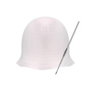 1 Pieza Gorro para Resaltar, Cabello Gorro de Tinte de Silicona, Gorro Mecha Silicona Profissional, Accesorios De Pelo Tinte, Gorros de Silicona para Cabello, Con 1pz Aguja de Gancho de Metal