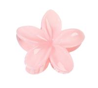 1 pieza Hawaiian Plumeria Haarspangen,bunt Blumen Haarklammer Krallenclips Haarschmuck rutschfeste Flower Hair Clip Haarkrallen Haarkrallen Haarstyling Zubehör für Dick/Dünn Haar,Rosa