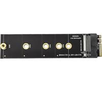 1 pieza inalámbrica para M.2 A/E para ranura de llave a M.2 para M para llave WiFi Bluetooth, adaptador compatible con NVMe PCI para Express M.2 Nvme Ssd tarjeta adaptador M2 Key A-E a M2 NVME