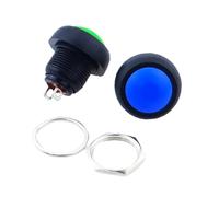 1 pieza interruptor de 2 pines 12 mm 1 A pbs33b 12 v botón pulsador momentáneo restablecimiento pbs-33b No bloqueable