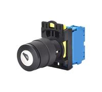 1 pieza/interruptor de llave, encendido/apagado, rotación para arrancar, botón de selección de 22 mm, LA36 M