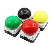 1 pieza IP65 impermeable interruptor de reinicio automático pedal de bola interruptor de pie botón de hongo(G,SELF RESET_2NO)