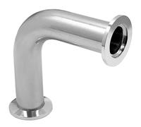 1 pieza ISO-KF-50 accesorios de codo de 90 grados de radio largo-adaptador de vacío de acero inoxidable for sistemas de alto vacío(KF-16)