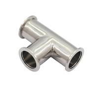 1 pieza KF-16 KF-25 KF-40 KF-50 de 3 vías en T de acero inoxidable SS304 (KF50)