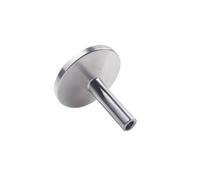 1 pieza KF16 KF25 KF40 KF50 304 de acero inoxidable KF, casquillo de vacío for conector VCR, ajuste de tubería, abrazadera triple(KF16,12.7mm)