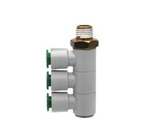 1 pieza KQ2Z,KQ2ZT,KQ2ZD,KQ2VT,KQ2VF-04-06-08-M5A-01S-02S-03S Unión de inserción rápida 04,06,08 diámetro de tubería Serie KQ2(KQ2VT 10pcs,04-01S)