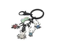 1 pieza llavero de Hollow Knight, dragón verde, colgante de llavero largo de metal, Estilo 9, Taille unique