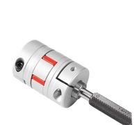 1 pieza LM serie D65 L110 Acoplador de abrazadera de ciruela flexible D65L110 tamaño de eje CNC Acoplamiento de eje de mordaza 15 mm-40 mm parejas(16x25mm)