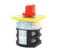 1 pieza LW5D-40/C5391.2 40 A 500 V, 2 posiciones, 2 secciones, selector eléctrico, interruptor de transferencia, leva rotativa