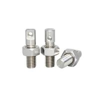 1 pieza M3 M4 M5 M6 M8 de acero inoxidable, resorte de tensión adecuado, pernos de pilar perforados, pernos de bloqueo de rosca completa, tornillos(TYPE-C,M3x25mm)