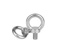 1 pieza M3/M4/M5/M6/M8/M10/M12/M14/M16 acero inoxidable 304 pernos de ojo alargados para colgar muebles, M8x60mm