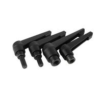 1 pieza M4 M5 M6 M8 M10 M12 M16 Tornillos de manija Perno Palanca de sujeción Maquinaria Mango ajustable Bloqueo Perilla de rosca macho externa(Nut,M6x16mm)