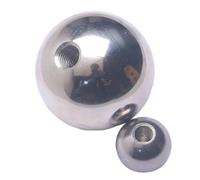 1 Pieza M8 Rosca Medio Agujero Métrico Bolas De Perforación De Acero Inoxidable Rosca Hembra Agujero Ciego Bolas Lisas OD 12-60 Mm(17mm)