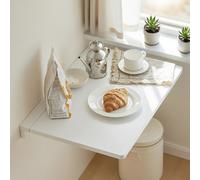 1 pieza Mesa de Pared Plegable, Mesa de Cocina Extensible, Escritorio Compacto, Diseño de , Ideal para Espacios Pequeños, Cocina, Escritorio, Comedor, 60x40cm - GXU14-X