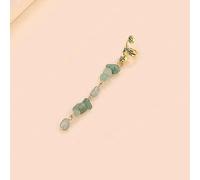 1 pieza Metal Dreadlocks Haarschmuck,Haarspiralen Clips Spiral Pin Spirale Haarspange mit Steinperlen Spirale Haar Clip Zöpfe Schmuck für Männer & Frauen DIY Haar Stil,Dunkelgrün,M