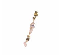 1 pieza Metal Dreadlocks Haarschmuck,Haarspiralen Clips Spiral Pin Spirale Haarspange mit Steinperlen Spirale Haar Clip Zöpfe Schmuck für Männer & Frauen DIY Haar Stil,Braun,M