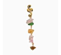 1 pieza Metal Dreadlocks Haarschmuck,Haarspiralen Clips Spiral Pin Spirale Haarspange mit Steinperlen Spirale Haar Clip Zücken Schmuck für Männer & Frauen DIY Haarstil Stil,Grün A,M