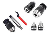 1 pieza MT1 MT2 MT3 MT4 MT5 R8 C10 C12 C16 C20 B10 B12 B16 B18 B22 Portabrocas Morse for torno CNC, portabrocas autoajustable(MTB3-B10(0.5-6mm))