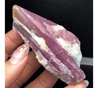 1 pieza natural de cristal de turmalina verde rosa mineral asociación piedra rugosa espécimen de roca rara original, 10-20G