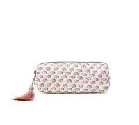 1 pieza Neceser de maquillaje floral octogonal grande para viaje, neceser plegable multiusos para mujer, estuche de cosméticos portátil para gimnasio, , - Regalo para de San Valentín