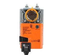 1 pieza NM24AX NMA-000 101 004 Actuador de compuerta 10 Nm 228,60 cm/lb CA/CC 24 V, cable de abrazadera universal de 3 puntos de encendido y apagado 1 m PVC 45 s 90 s(NM24AX 90s)