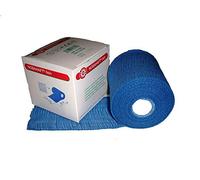 1 Pieza Nobahaft Multa Vendaje, Venda Adhesiva Untertape Kohasivbinde, 8cm X 20m. en Azul