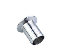 1 pieza OD 6/8/10/12/14/16/19/51MM acero inoxidable SUS304 espiga for manguera sanitaria virola de montaje de tubería OD 50,5mm 64mm ajuste 1,5 "2" Tri abrazadera(16mm Barb)