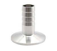 1 pieza OD 8MM-51MM acero inoxidable SS304 espiga for manguera sanitaria virola de montaje de tubería OD 50,5mm-64mm ajuste 1,5 "2,5" Tri abrazadera(25mm)