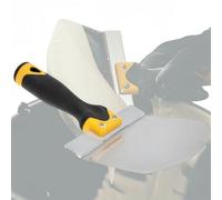 1 pieza Pala de Yeso para Pintura de Pared de Acero Inoxidable EspáTula para Masilla Cuchilla Raspadora Alimentador de Pintura EspáTula de Llenado Herramientas de ConstruccióN