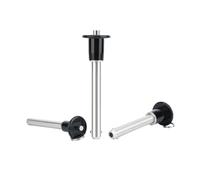 1 pieza Pasador de bloqueo de cabeza esférica de liberación rápida controlado por botón para arreglos de altavoces de acero inoxidable de diámetro 5mm, longitud de sujeción 85mm