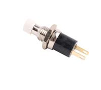 1 pieza PBS-110 7 mm, interruptor de reinicio, botón de encendido/apagado, interruptor normalmente abierto, enclavamiento, verde, rojo, 250 V/1 A, for máquina de bricolaje, bloqueo(DVPEN01-SL)