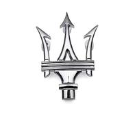 1 Pieza Pegatina Repuesto ABS para Coche para Maserati Granturismo Quattroporte GTS Ghibli Levante GT Gran Cabrio MC GranSport Coupe Emblema Insignia Accesorio de Estilo,C