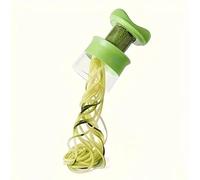 1 pieza Rallador espiral multifuncional de cocina, pelador y espiralizador giratorio de zanahoria y pepino, cortador de verduras