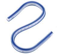 1 Pieza Regla Flexible,Regla Curvada Flexible,Regla de Curva Flexible,Herramientas de Medición de PVC,Disponible en Ambos Lados,para Diseño de Vestuario,Coser,Dibujar,40 cm/16 Pulgadas