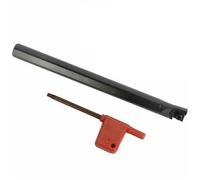 1 pieza S12M-SCLCL09 Barra de mandrinar circular indexable para torno, portaherramientas de torneado interno CNC, barra de corte para torno, giro a la izquierda de 95 grados