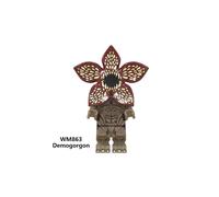 1 pieza/set Minifiguras de Stranger Things, bloques de construcción de juguete, acción F