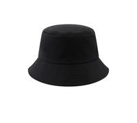 (1 pieza sin logotipo - Negro) Sombrero de pescador con diseño de logotipo para mujer y hombre, bordado